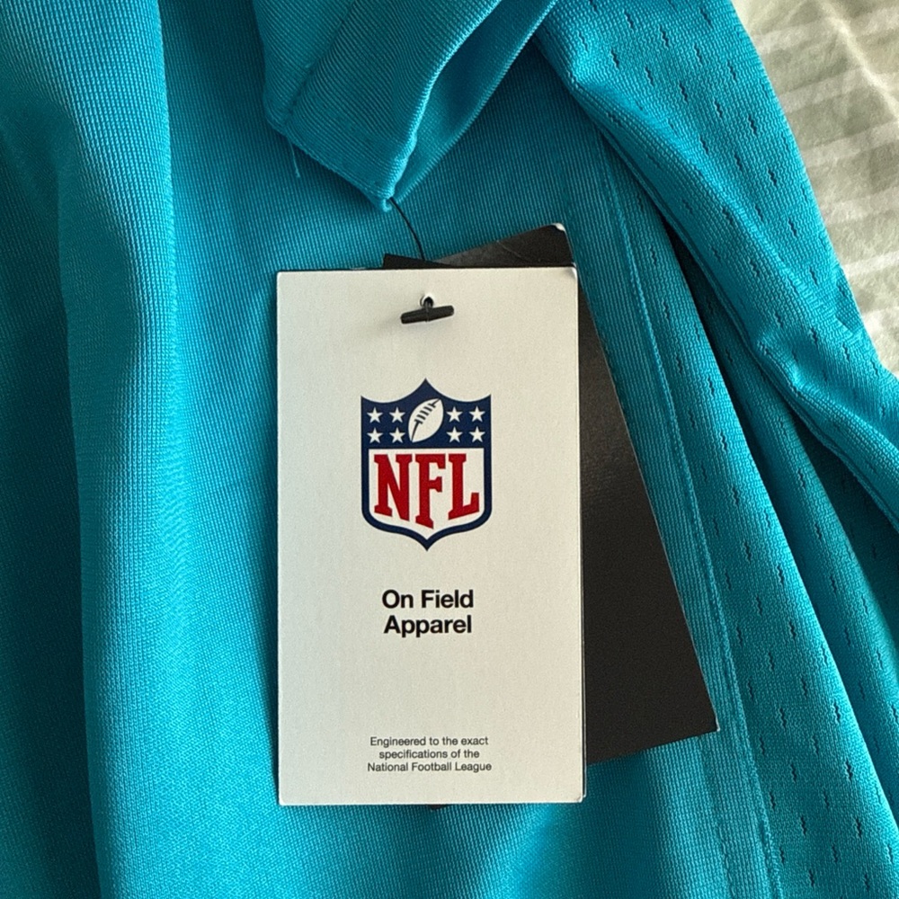 Men’s Nike Jaycee Horn #8 Carolina Panthers Football NFL Jersey Sz 2XL - Blue - Picture 5 of 7
